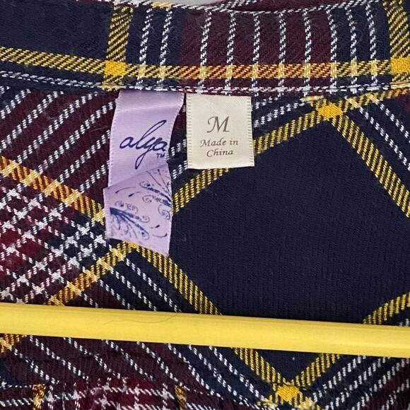 Francesca’s Spring In Tow Flannel Button Down - Picture 8 of 10